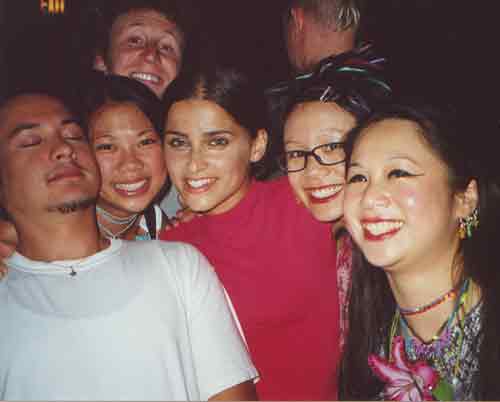 Nelly Furtado, Jose and Mike (Incubus), Denver aftershow party, AREA:ONE tour